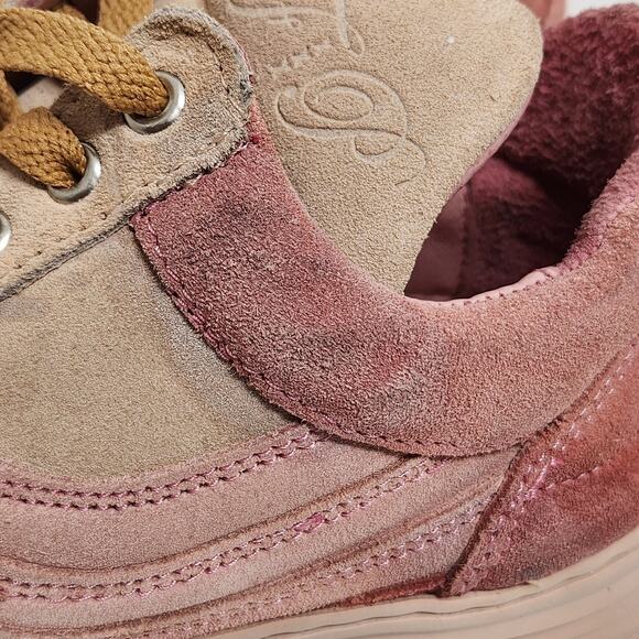 Filling Pieces Handmade in Portugal Low Tops Pink Suede Shoes Size EU 36 Unisex - Picture 9 of 16